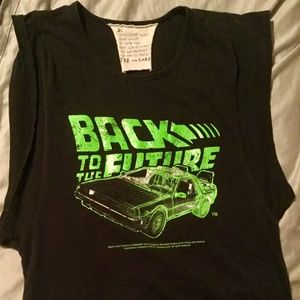 Tea and Cake 'Back To The Future' Sleeveless T